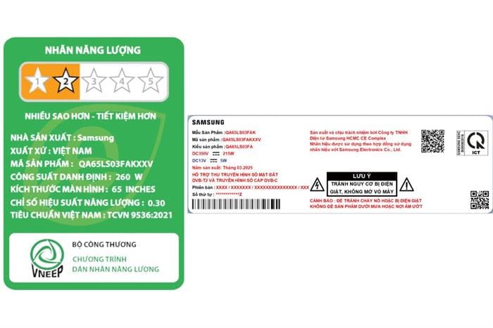 Smart Tivi Khung Tranh The Frame QLED Samsung AI 4K 75 inch QA75LS03F (75LS03F)